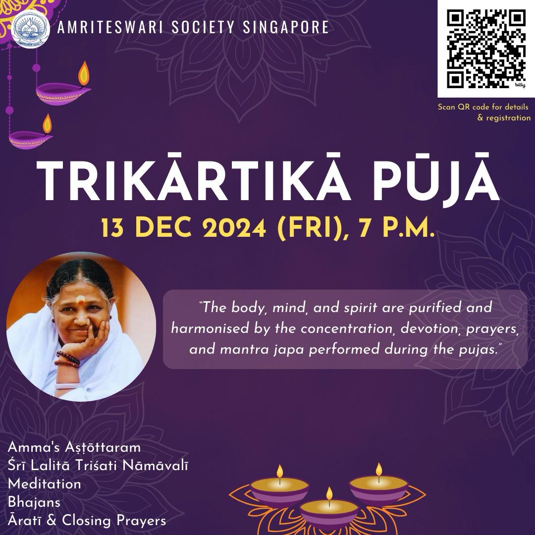 Trikārtikā Pūjā - 13th December 2024