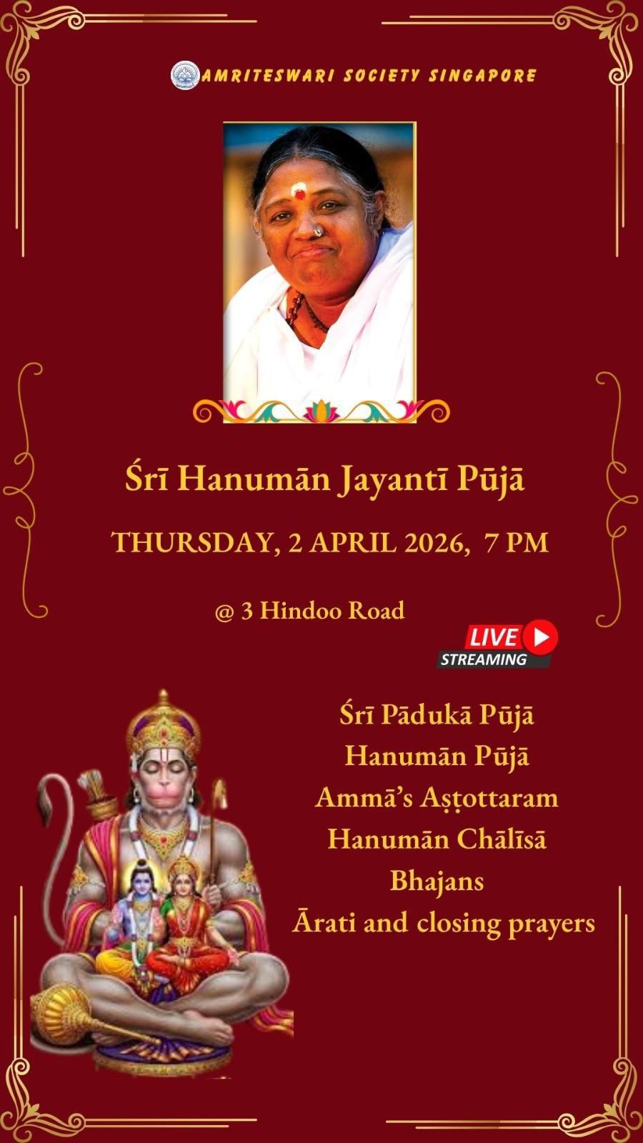 Śrī Hanumān Jayantī Pūjā